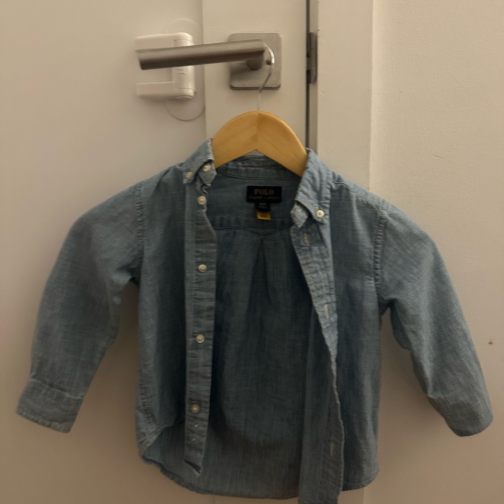 Polo by Ralph Lauren Kids Light Blue Button Down Shirt